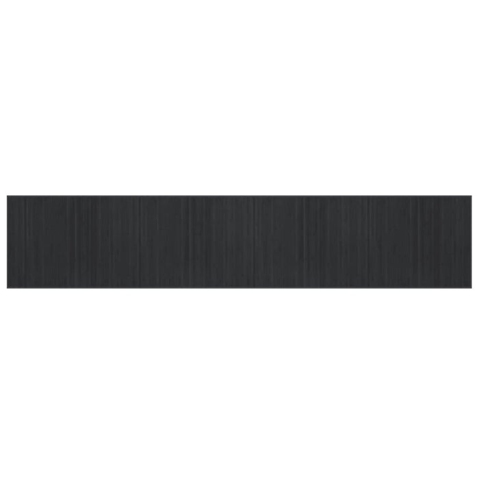 Covor dreptunghiular, gri, 80x400 cm, bambus WALTI