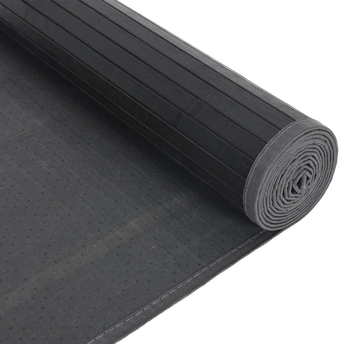 Covor dreptunghiular, gri, 80x500 cm, bambus - WALTI WALTI