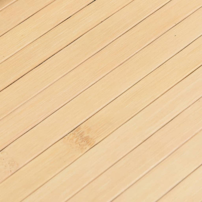 Covor dreptunghiular, natural deschis, 80x1000 cm, bambus - WALTI WALTI