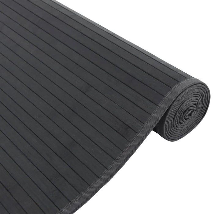Covor dreptunghiular, gri, 80x1000 cm, bambus - WALTI WALTI