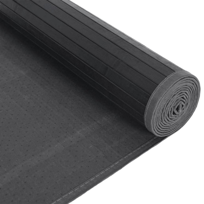 Covor dreptunghiular, gri, 80x1000 cm, bambus - WALTI WALTI