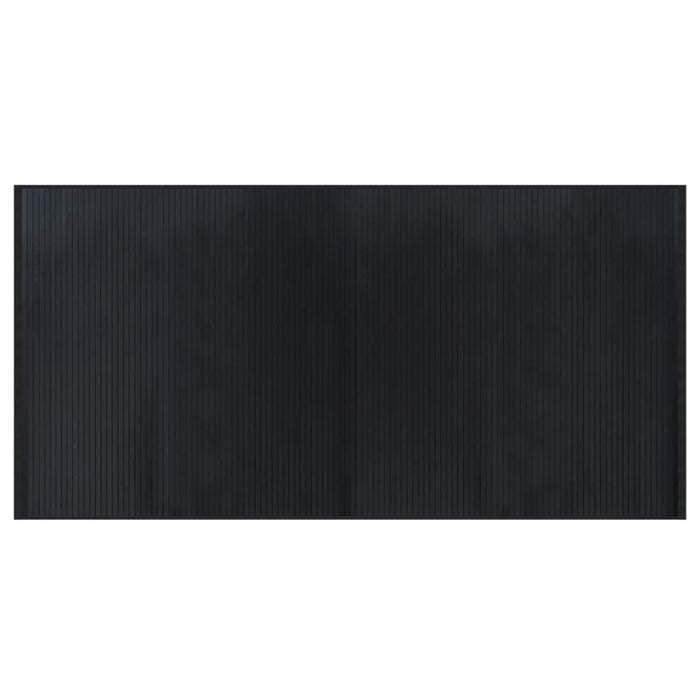 Covor dreptunghiular, negru, 100x200 cm, bambus - WALTI WALTI