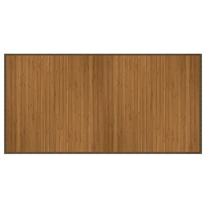 Covor dreptunghiular, maro, 100x200 cm, bambus WALTI