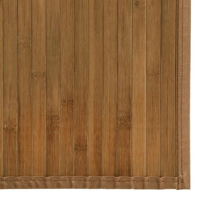 Covor dreptunghiular, maro, 100x200 cm, bambus WALTI