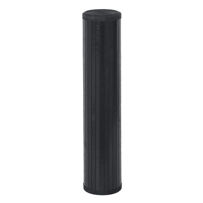 Covor dreptunghiular, negru, 100x400 cm, bambus - WALTI WALTI