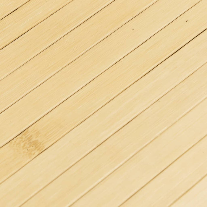 Covor dreptunghiular, natural deschis, 100x500 cm, bambus WALTI
