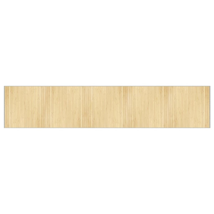 Covor dreptunghiular, natural deschis, 100x1000 cm, bambus WALTI