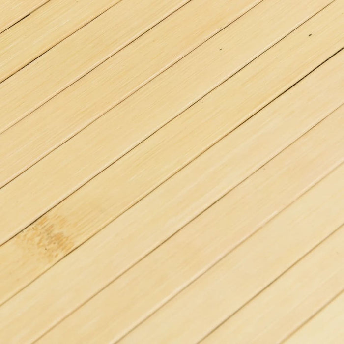 Covor dreptunghiular, natural deschis, 100x1000 cm, bambus WALTI