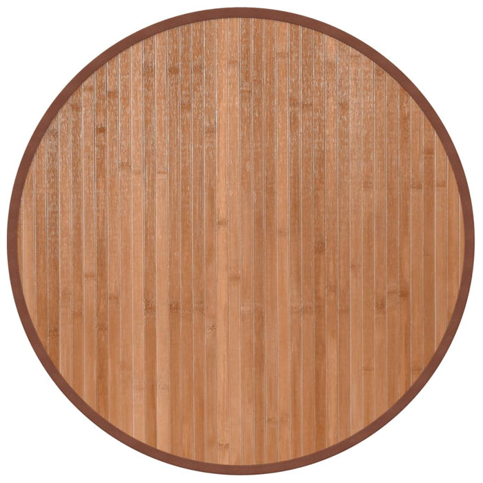 Covor rotund, natural, 60 cm, bambus WALTI
