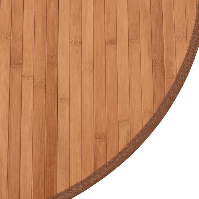 Covor rotund, natural, 60 cm, bambus WALTI