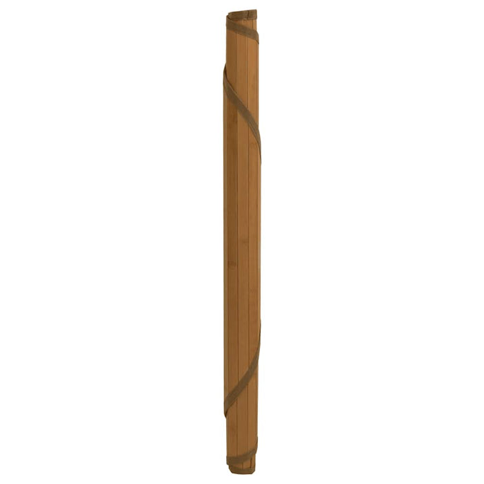 Covor rotund, maro, 60 cm, bambus - WALTI WALTI