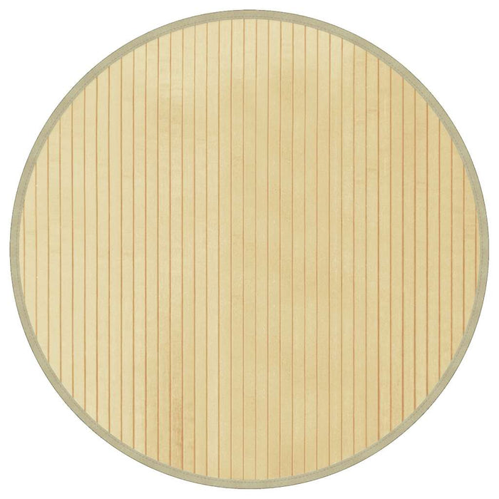 Covor rotund, natural deschis, 60 cm, bambus - WALTI WALTI