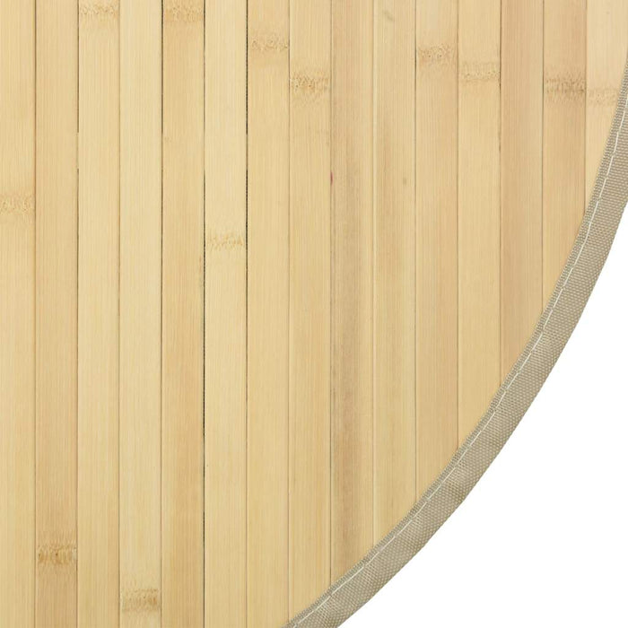 Covor rotund, natural deschis, 60 cm, bambus - WALTI WALTI