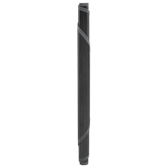 Covor rotund, gri, 60 cm, bambus - WALTI WALTI
