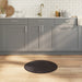 Covor rotund, maro închis, 60 cm, bambus - WALTI WALTI