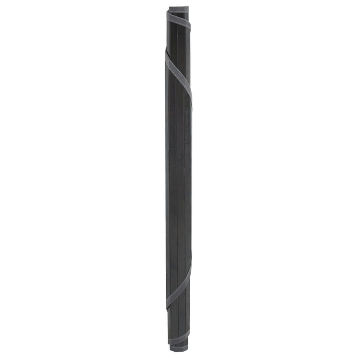 Covor rotund, gri, 80 cm, bambus - WALTI WALTI