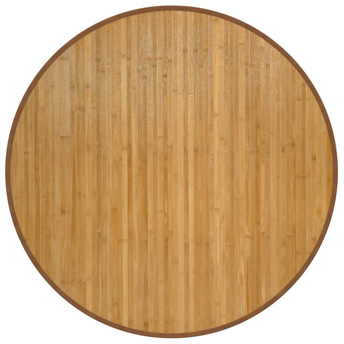 Covor rotund, natural, 100 cm, bambus WALTI