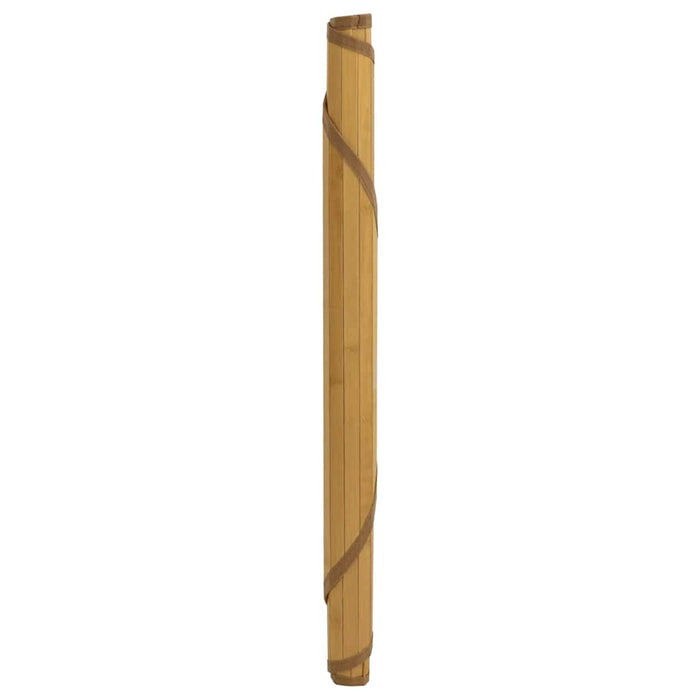 Covor rotund, natural, 100 cm, bambus WALTI