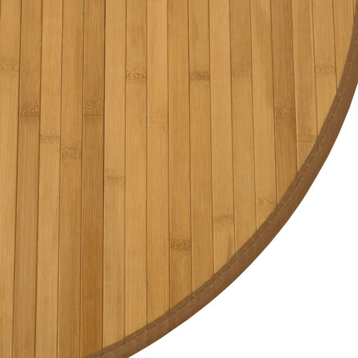 Covor rotund, natural, 100 cm, bambus WALTI