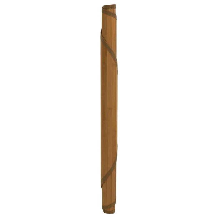 Covor rotund, maro, 100 cm, bambus - WALTI WALTI