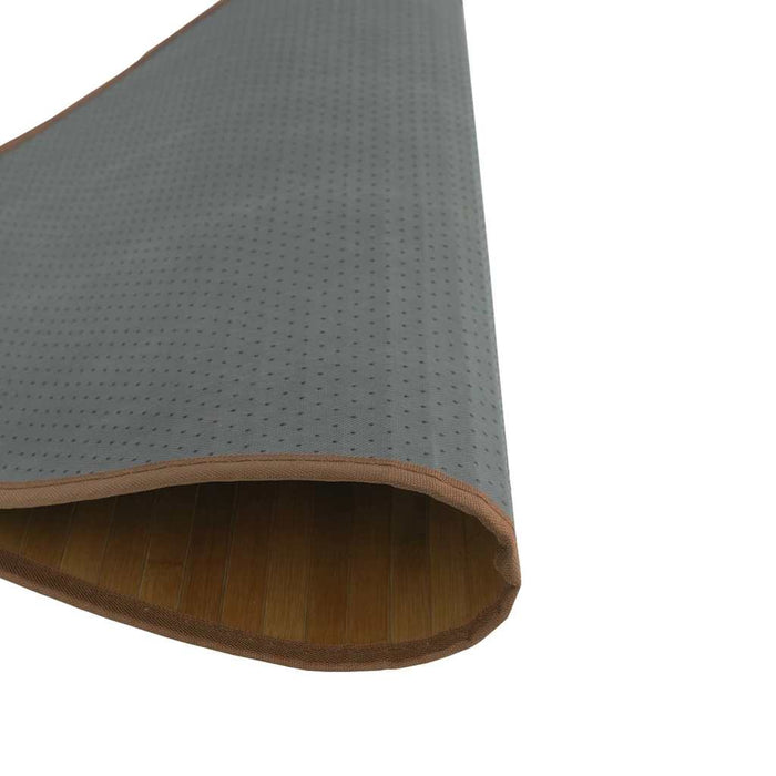Covor rotund, maro, 100 cm, bambus - WALTI WALTI