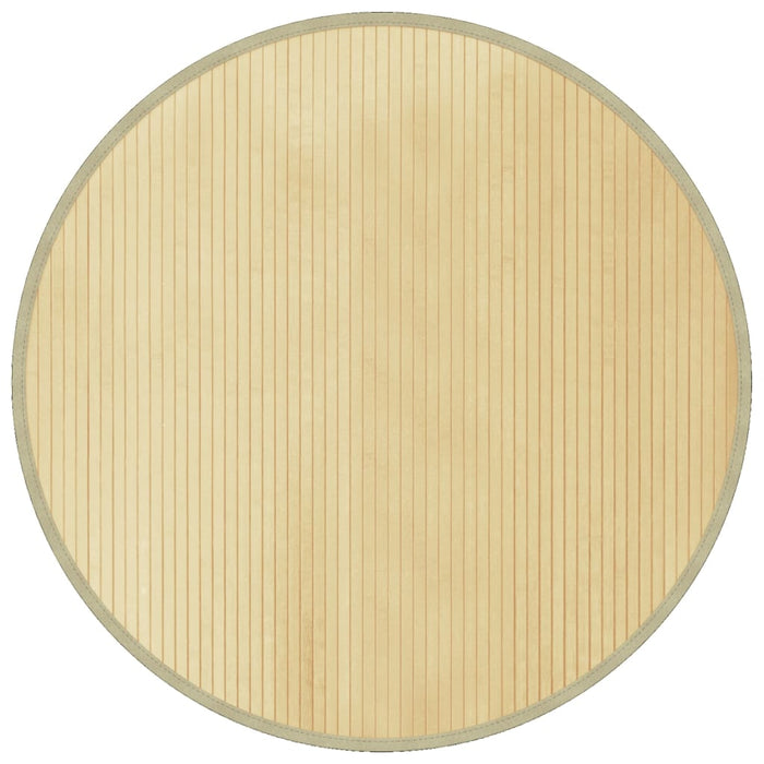 Covor rotund, natural deschis, 100 cm, bambus - WALTI WALTI