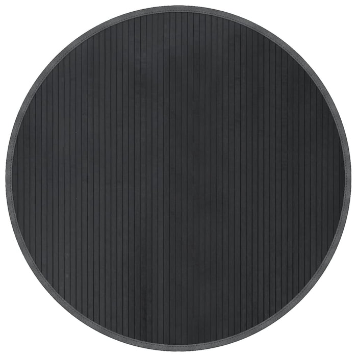 Covor rotund, gri, 100 cm, bambus - WALTI WALTI
