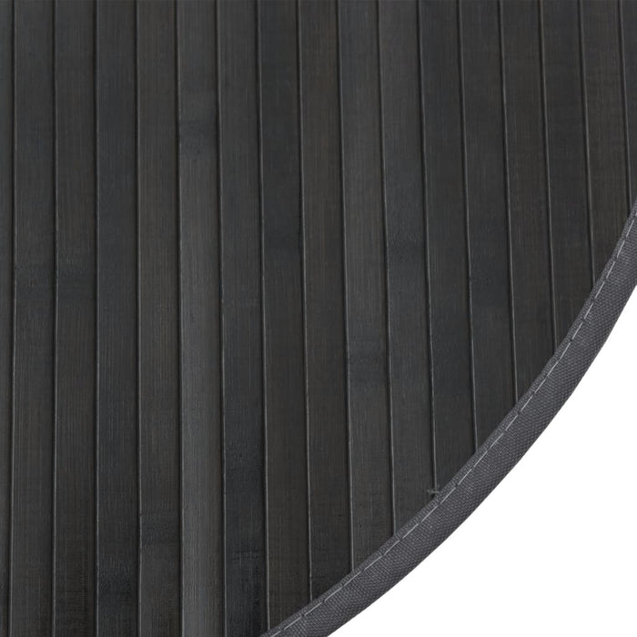 Covor rotund, gri, 100 cm, bambus - WALTI WALTI