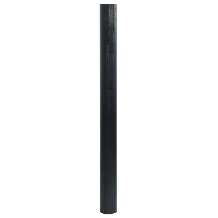 Paravan de cameră, negru, lățime 400 cm, înălțime 165 cm, bambus WALTI