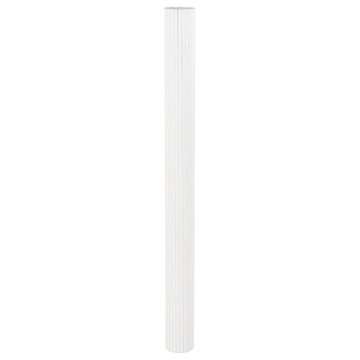 Paravan de cameră, alb, lățime 800 cm, înălțime 165 cm , bambus WALTI