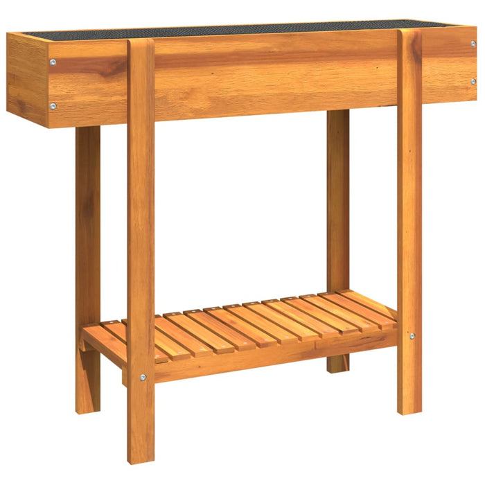 Strat înălțat de grădină, 90x30x75 cm, lemn masiv de acacia - WALTI WALTI