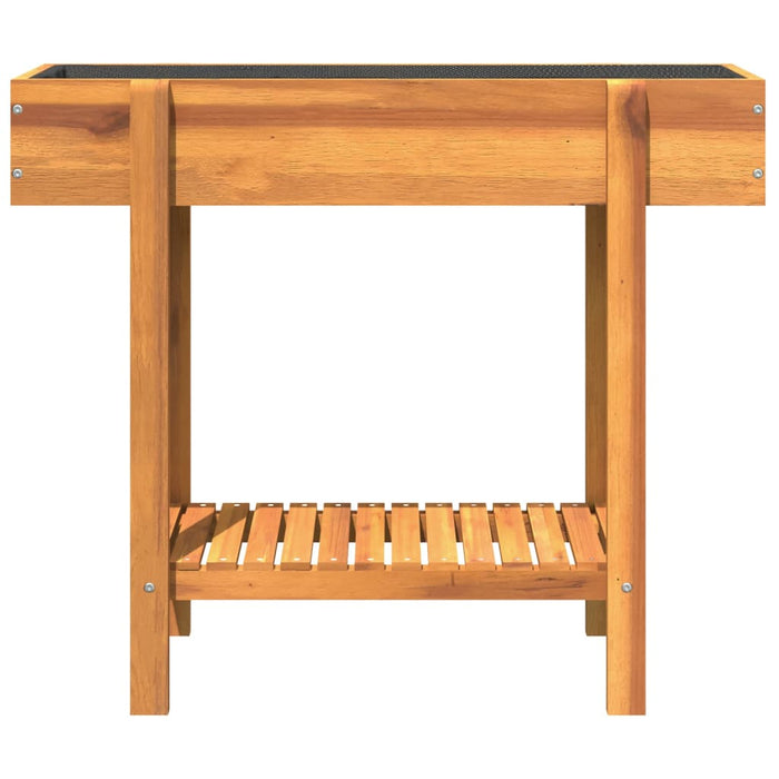 Strat înălțat de grădină, 90x30x75 cm, lemn masiv de acacia - WALTI WALTI