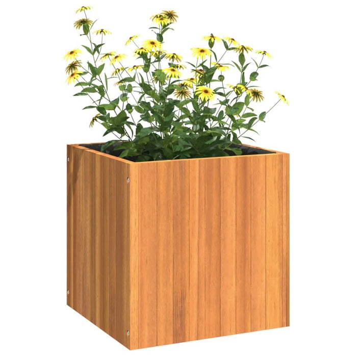 Jardinieră de grădină, 45x45x45 cm, lemn masiv de acacia - WALTI WALTI