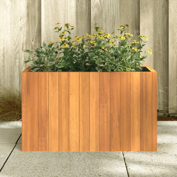 Jardinieră de grădină, 59x27,5x35 cm, lemn masiv de acacia - WALTI WALTI