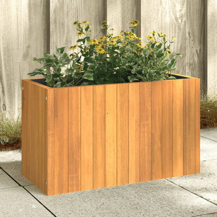 Jardinieră de grădină, 59x27,5x35 cm, lemn masiv de acacia - WALTI WALTI