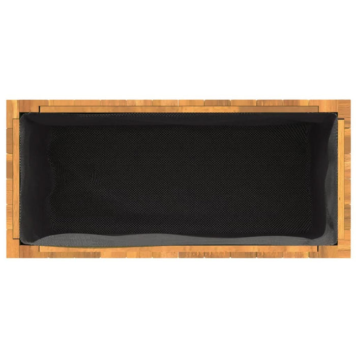 Jardinieră de grădină, 59x27,5x70 cm, lemn masiv de acacia - WALTI WALTI