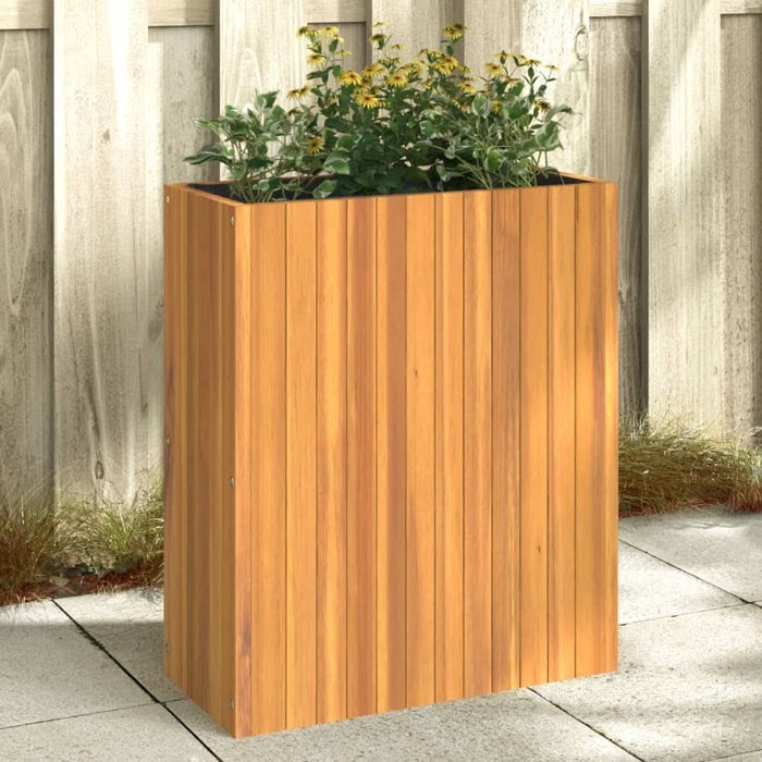 Jardinieră de grădină, 59x27,5x70 cm, lemn masiv de acacia - WALTI WALTI