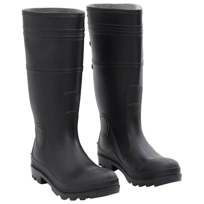 Cizme de ploaie, negru, PVC, mărime 42 WALTI
