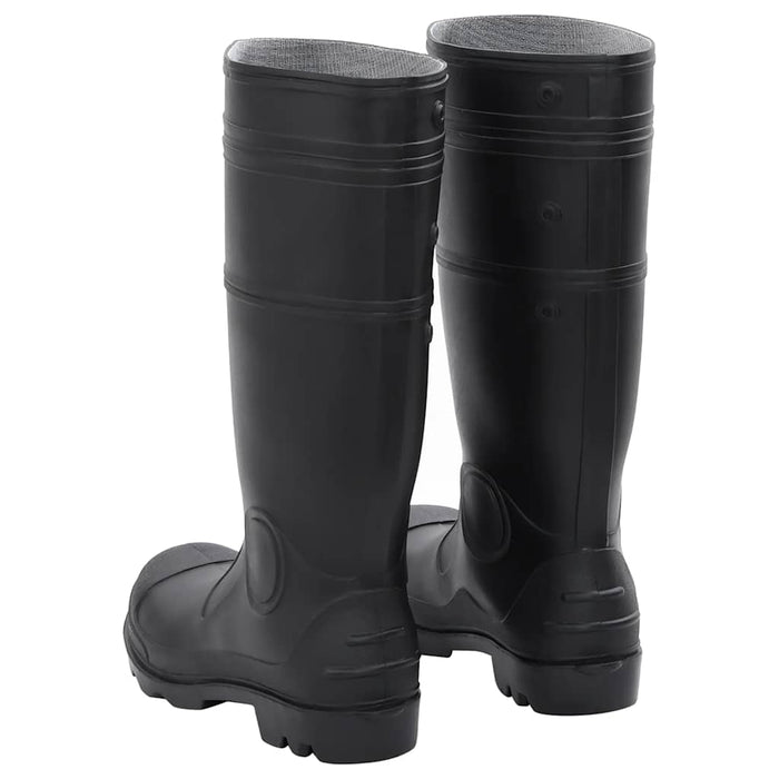 Cizme de ploaie, negru, PVC, mărime 43 WALTI