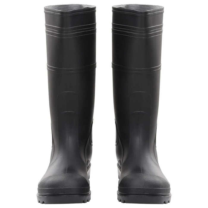Cizme de ploaie, negru, PVC, mărime 44 - WALTI WALTI
