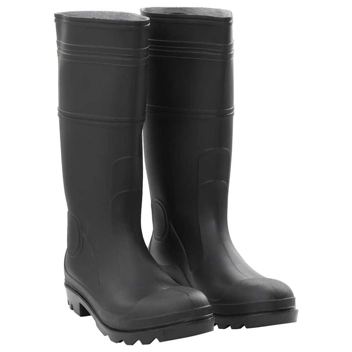 Cizme de ploaie, negru, PVC, mărime 45 WALTI