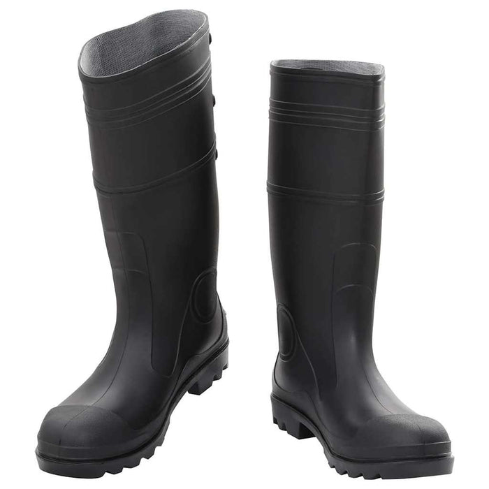 Cizme de ploaie, negru, PVC, mărime 45 WALTI