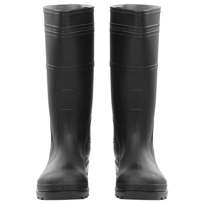Cizme de ploaie, negru, PVC, mărime 45 WALTI