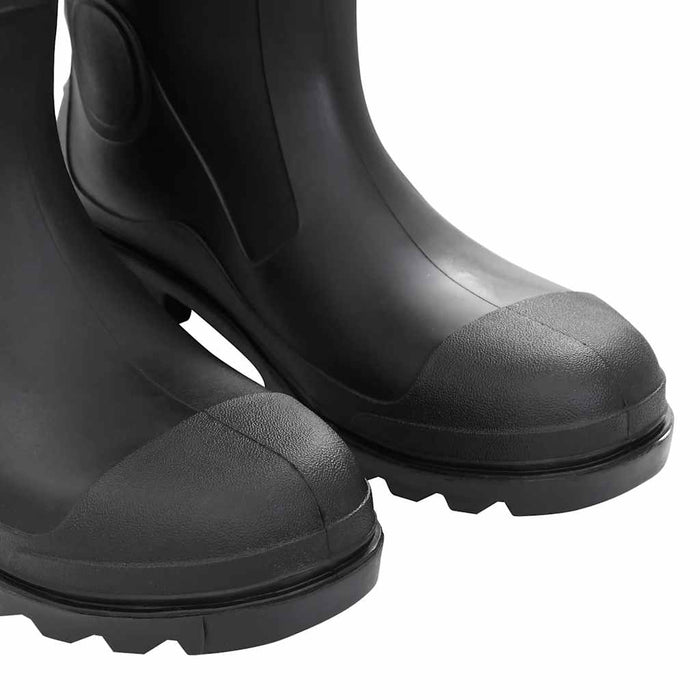 Cizme de ploaie, negru, PVC, mărime 45 WALTI