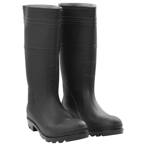 Cizme de ploaie, negru, PVC, mărime 46 - WALTI WALTI