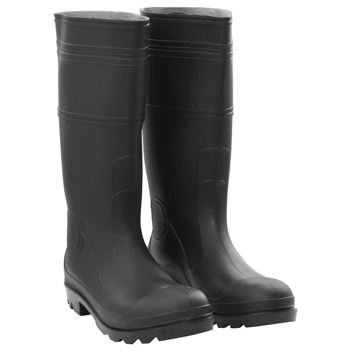 Cizme de ploaie, negru, PVC, mărime 46 - WALTI WALTI