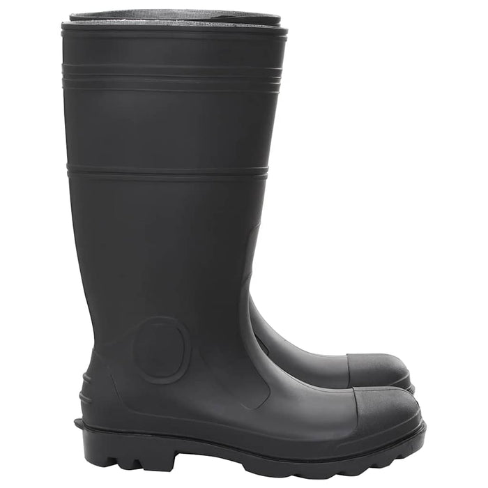 Cizme de ploaie, negru, PVC, mărime 46 - WALTI WALTI