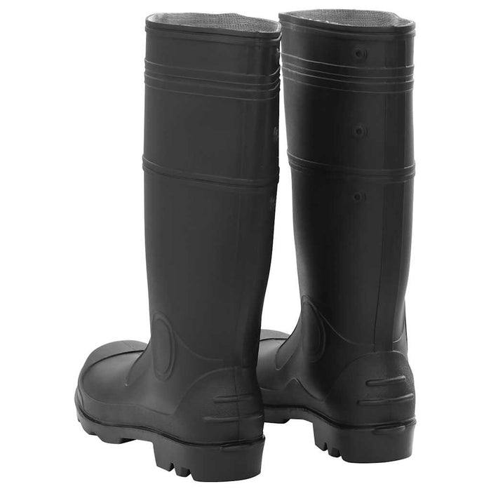 Cizme de ploaie, negru, PVC, mărime 46 - WALTI WALTI