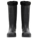 Cizme de ploaie cu șosete detașabile, negru, mărime 46, PVC - WALTI WALTI