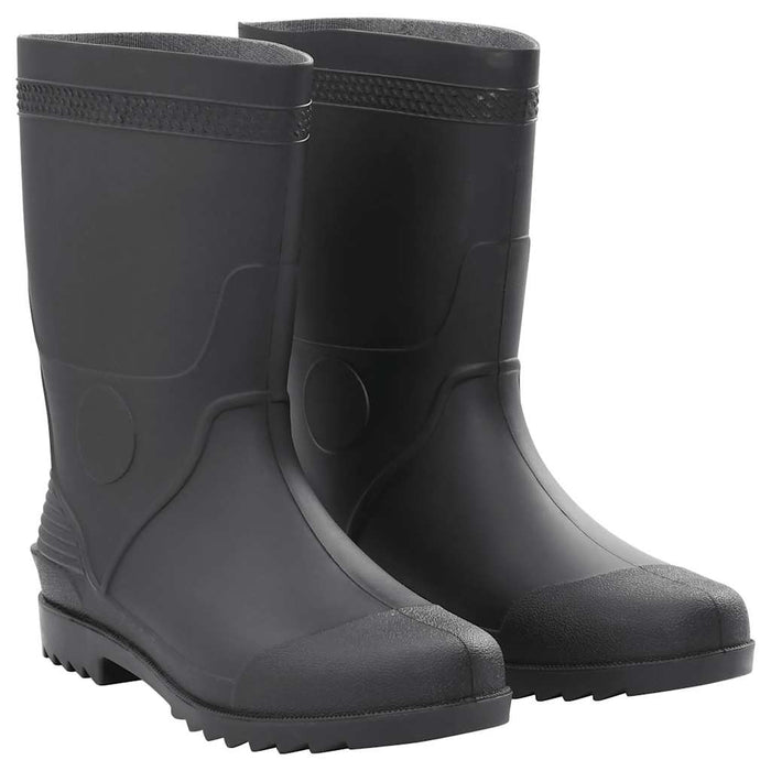 Cizme de ploaie, negru, PVC, mărime 44 WALTI